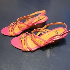 Soft Pink leather Sandals 8.5